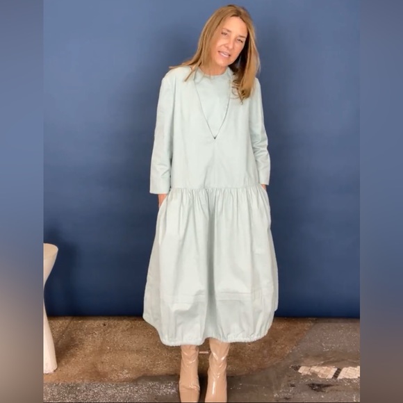 Tibi Harrison V-Neck Dress - Size 2 - Picture 4 of 5